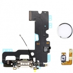 New Charging Dock Flex Cable with Home Button Return Solution Replacement for iPhone 7
