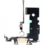 New Charging Dock Flex Cable with Home Button Return Solution Replacement for iPhone 8