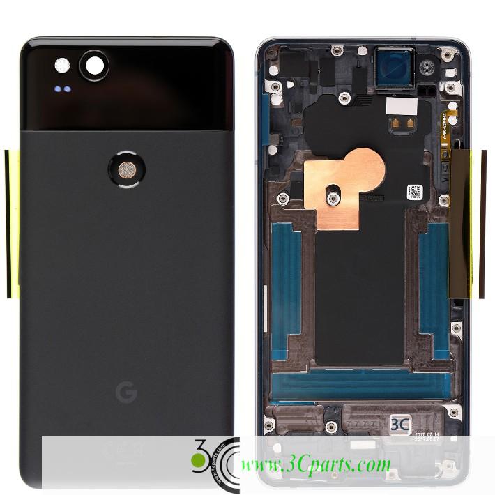 Battery Door with Rear Housing Replacement for Google Pixel 2