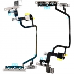 Power/Volume Button Flex Cable with Metal Bracket Assembly Replacement for iPhone Xr