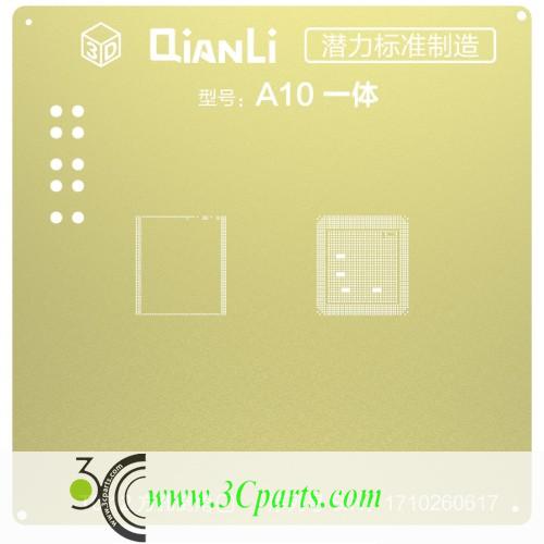 QianLi 3D CPU BGA Reball Gold Stencil Replacement for A10
