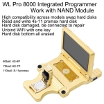 WL Pro 8000 Integrated programmer Replacement for Battery Test Light Sensor Restorer NAND Read Write(​Pro 8000 Main Unit