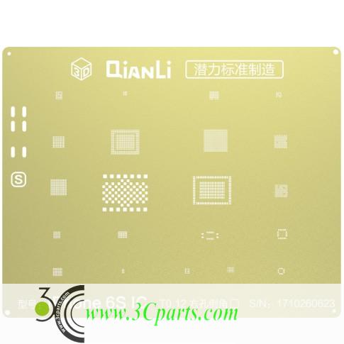 QianLi 3D BGA Reball Gold Stencil for iPhone 6S/6SP