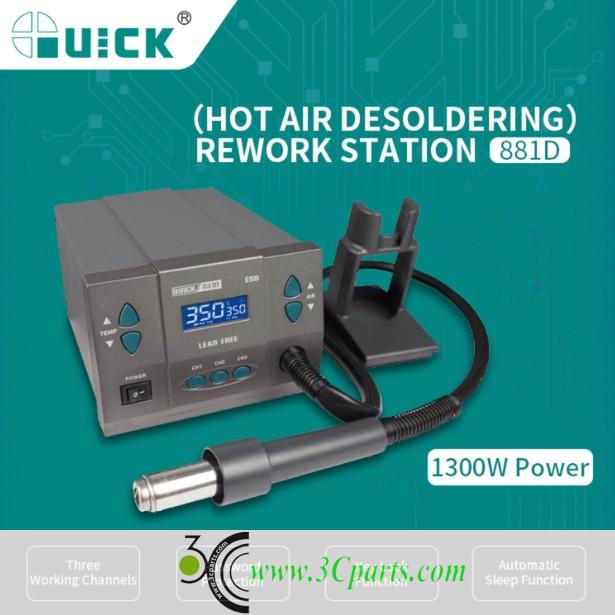 QUICK 881D 1300W Hot Air Desoldering Rework Station