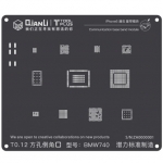 QianLi ToolPlus 3D iBlack Communication Base Band BGA Reballing Black Stencil For 6G BMW740