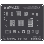 QianLi ToolPlus 3D iBlack Communication Base Band BGA Reballing Black Stencil For 8G/X S450