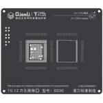 QianLi ToolPlus 3D iBlack iPhone CPU Module BGA Reballing Black Stencil For A11 8G S500