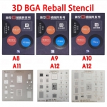 MiJing 3D BGA Reball Stencil For A11 iPhone 8/8P/X