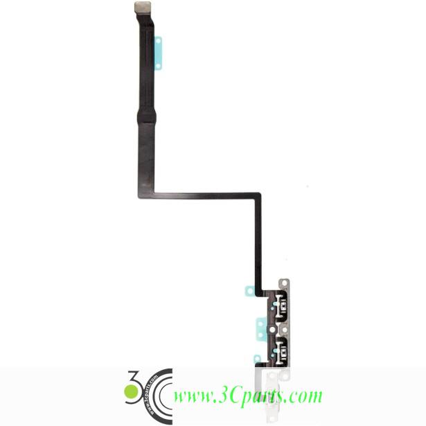 Volume Button Flex Cable with Metal Bracket Assembly Replacement for iPhone 11 Pro Max