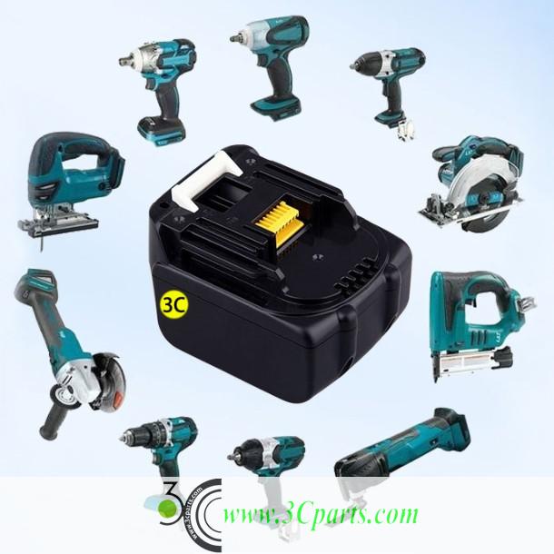 Cordless Drill Lithium battery Replacement 14.4V  Suitable for makitas 194066-1 BL1430 BL1415 LI ion 194065-3 194066-1 C