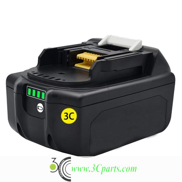 18V Lithium ion Battery BL1830B Horizontal Light Replacement Rechargeable Battery Suitable for Makita Cordless Drill Pow