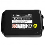 18V Lithium Battery BL1815 Replacement Rechargeable battery Suitable for Makita Cordless Power Tools