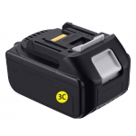 18V Lithium ion Battery BL1830B Horizontal Light Replacement Rechargeable Battery Suitable for Makita Cordless Drill Pow