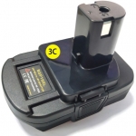 BSP20ROB,BPS18RL Battery Adapters Converter Suitable for Black&Decker & Porter Cable & Stanley Convert 20V Battery to Ry