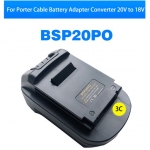 BSP20P0 Battery Adapters Converter Suitable for Black&Decker & Porter Cable & Stanley Convert 20V Battery to Porter Cabl