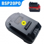 BSP20P0 Battery Adapters Converter Suitable for Black&Decker & Porter Cable & Stanley Convert 20V Battery to Porter Cabl