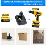 DCA1820 Battery Converter Adapter for Dewalt 20V Li-ion Battery Convert to Dewalt 18V Lithium Batter...