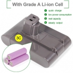 Rechargable Li-ion Battery 22.2V Type A for Dyson DC31 DC34 DC35 DC44 Cordless Vacuum Cleane 917083-01