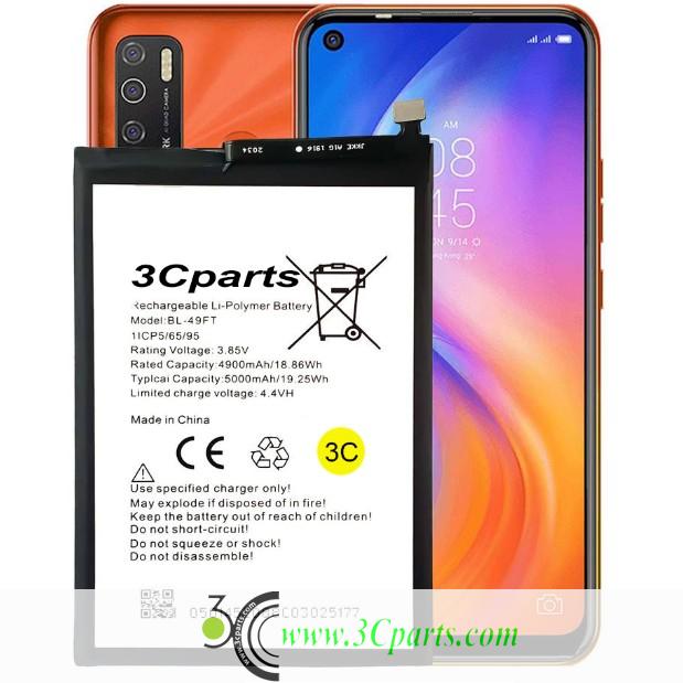 BL-49FT 5000mAh Battery CD6 CD7 KD7 KD8 Replacement for Tecno Camon 15 Spark 5 pro Camon 15 Air