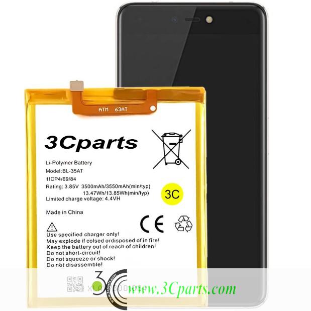 BL-35AT 3550mAh Battery Replacement for Tecno Phantom 8 / AX8 / AX7