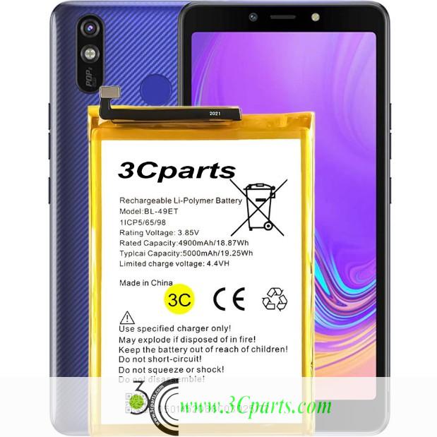 BL-49ET 5000mAh Battery Replacement for Tecno LB6 Pouvoir 3 Air & Tecno Pouvoir 2 Air LC6 & POP2+（POP2 Plus) BA2