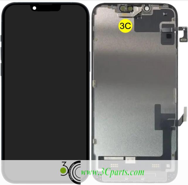 OLED Screen Digitizer Full Assembly Replacement for iPhone 14
