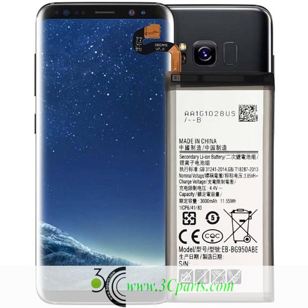 EB-BG950ABE 3000mAh Li-ion Polyer Battery Replacement for Samsung Galaxy S8 G950FD G9500 G950 G950F G950U G950A G950P G9