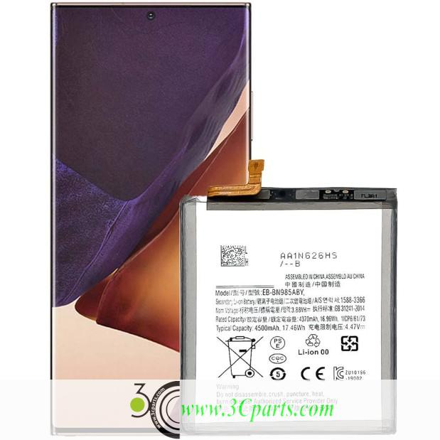 EB-BN985ABY 4500mAh Li-ion Polyer Battery Replacement for Samsung Note 20 Ultra S20 Ultra 4G N985 N985B N985U N985U1 N98