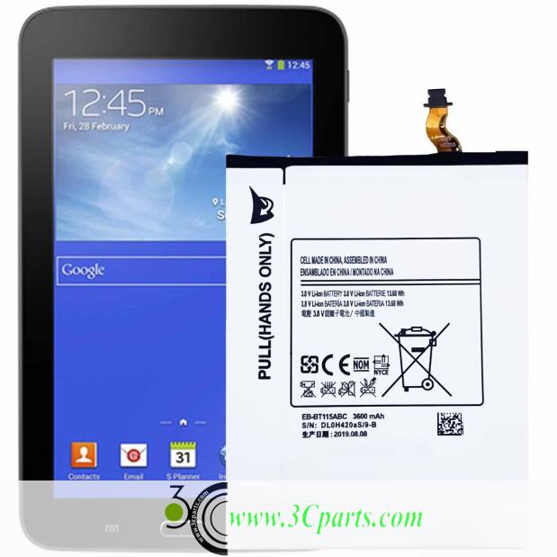 EB-BT115ABC EB-BT111ABE EB-BT115ABE 3600mAh Li-ion Polyer Battery Replacement for Samsung Galaxy Tab 3 Lite 7.0 SM-T111 