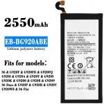 EB-BG920ABE 2550mAh Li-ion Polyer Battery Replacement for Samsung S6 G920 G920F G920FD G920FQ G920I G920A G920T G920S G9
