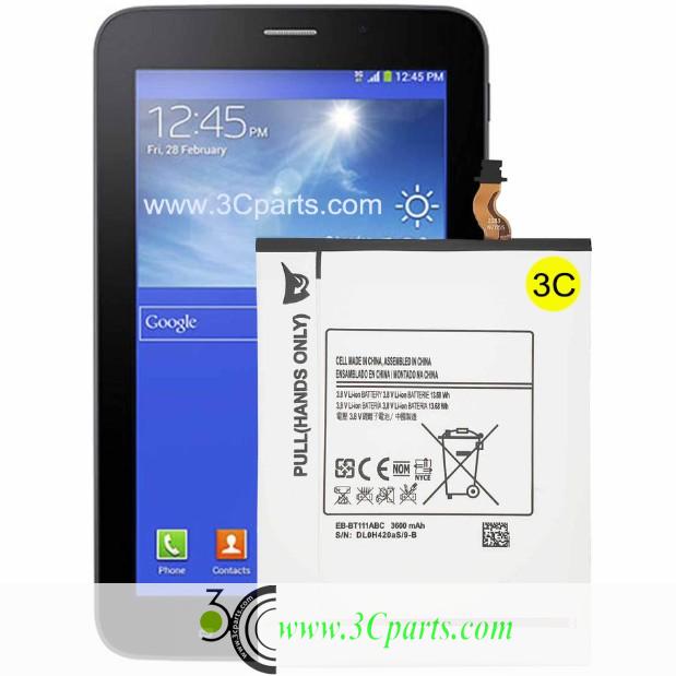EB-BT111ABC 3600mAh Li-ion Polyer Battery Replacement for Samsung Galaxy Tab 3 lite SM-T110 SM-T111 T111 T110 T115 T116 