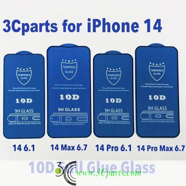 10D Full Cover Explosion-Proof Tempered Glass Film for iPhone Series