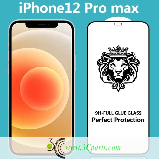 Lion Head Full Cover Explosion-Proof Tempered Glass Film for iPhone Series