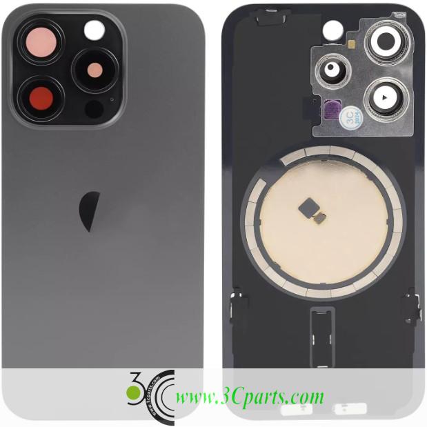Back Glass Panel With Magsafe Magnet Replacement For iPhone 15 Pro