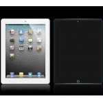 Transparent Tempered Glass LCD Screen Protector for iPad 3(The New iPad)