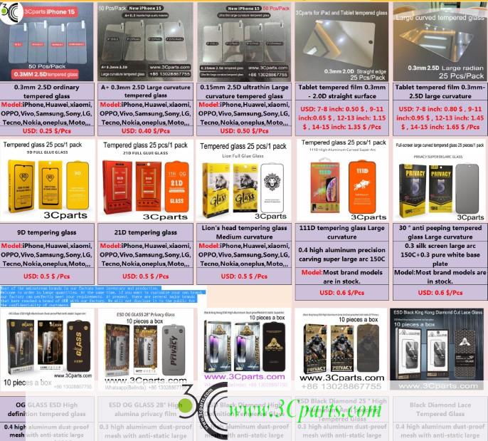 Tempered Glass for Nokia All models